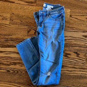 Hollister low rise skinny jeans